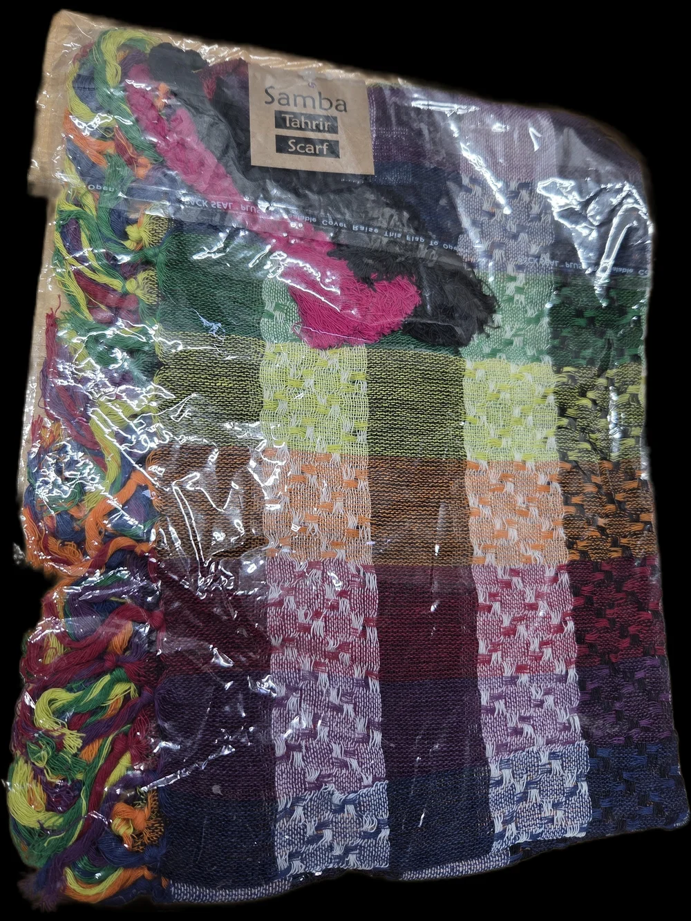 Samba Rainbow Keffiyeh Tahrir Scarf 13